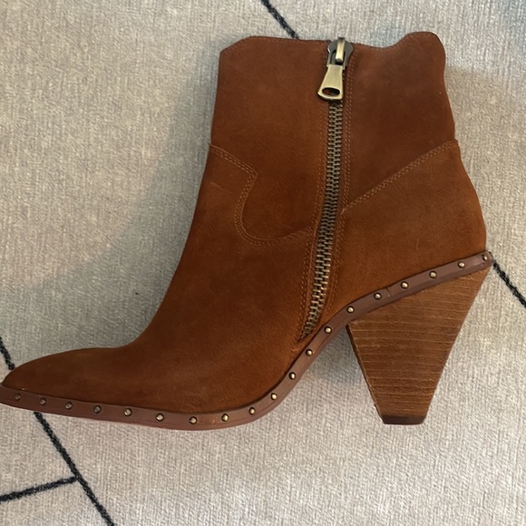 Chinese Laundry Brown Split Suede Ramble Booties - Picture 7 of 10